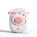 Miniatyrbilde 1 av 5: IC Hvit Nakkevifte, USB Mini Skrivebordsvifte, 1500Mah Bærbar Personlig Vifte, 3 Hastigheter / Håndfri, Egnet for Kontor, Hjem