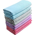 Pikkukuva 5 / 5: IC Fiskfjäll Stripe Glas Fönsterstäddukar - 5-pack Multifunktionella Återanvändbara Absorberande Bomull