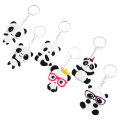 Miniatyrbillede 2 af 2: Toyvian 6 stk. Tegnefilm Panda Nøgleringe Nøglering Party Favors Hængende til Børn Legetøj Pynt Souvenir Gave IC