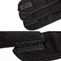 Miniatyrbillede 5 af 5: 4 stk. hårbånd til makeup, justerbart hårbeskyttelsesbånd med velcro, sort