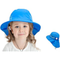 Miniatyrbillede 1 af 5: IC Baby Sommer Toddler Justerbar UPF 50+ Bred Skygge Halsklap Strandhatte Drenge Piger 1-8 År Børn