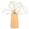 2 STK Korkformade String Light Fairy Vinflaska LED-lampa Batteri