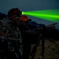 Miniatyrbillede 5 af 5: IC Grønt Lys Pandelampe Lommelygte 3 Tilstande Led Jagt Spotlight til Natjagt Fiske Astronomi