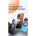 Pikkukuva 2 / 4: IC Näkymättömät magneettiset telineet iPhone 15 -sarjan koteloille, Mattainen pinta, Gradienttivärit, Oranssi Musta, iPhone15