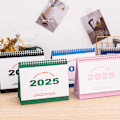 Pikkukuva 2 / 9: 2025 Pöytäkalenteri Yksinkertainen Pieni Raikas Luova Työpöydän Koristeet Suunnitelma Punch Card Muistio Englanninkielinen Kalenteri blue