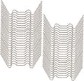 Miniatyrbillede 1 af 5: Drivhusklemmer, 100 stk., W-type klips i rustfrit stål, glasklemmebeskyttelse, haveklips