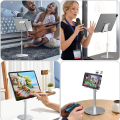Miniatyrbilde 2 av 5: IC Justerbar Holder for Bordtelefon for iPad Pro 9.7, 10.5, 11, 12.9 Air Mini 5. / 6. Generasjon, Samsung Tablet, Flik (3,5-13\")