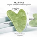 Pikkukuva 4 / 5: IC Gua Sha -hierontakivisarja, suuri, kehittynyt - vihreä