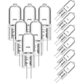 Miniatyrbild 1 av 5: 12-pack G4 Halogenlampor 10W 12V 2800K 2 Klara Kapsellampor för Köksfläktar Vardagsrum Sovrum