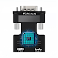 Miniatyrbillede 1 af 5: IC HDMI-kompatibel hun til VGA han-adapter med o-adapter