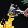 Miniatyrbillede 4 af 5: IC Citronpress i Rustfrit Stål Citrusjuicer Håndpres Kraftig Manuel Presspressare til Juicepress