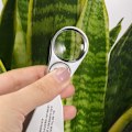 Miniatyrbillede 3 af 5: Pakke med 40X Juveler LED UV Linse Forstørrelsesglas Lup Belyst Juveler Forstørrelsesglas Klud til LED Valutadetektion Juveler Detektering..DEBUNS