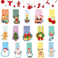 Pikkukuva 1 / 7: Magneettiset kirjanmerkit, 15 kpl jouluaiheiset magneettiset kirjanmerkit, värikkäät magneettiset kirjanmerkit, magneettiset kirjanmerkit lapsille, magneettiset sivumerkit Z Christmas C