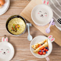 Miniatyrbilde 3 av 5: IC Rustfritt Stål Dobbel Ramen Skål Instant Nuddelskål Anti-Skall A8