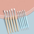 Miniatyrbild 2 av 5: IC 5-pack Dubbeländade Dotting Set Art Embossing Keramisk Modellering Blå