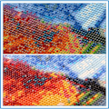 Pikkukuva 5 / 5: IC 30 x 40 cm, oranssi Timanttimaalaus Diamantbroderimålning Canvas 5d maalaus Lapset Aikuinen Strass Lot Puzzle Piirustus Seinäkoriste Makuuhuone