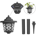 Miniatyrbilde 2 av 11: 2 stk. Solar Bug Zapper Utomhus Vanntett LED Solar Mygg Zapper Utomhus Solar Powered Mosquito Killer Light Lampa for innendørs og utendørs