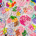 Pikkukuva 2 / 5: IC 10 kpl Kawaii-piirroshahmoja Hartsi Mix Litteät Takapuolen Tarvikkeet DIY Cr 09 10kpl