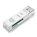 Miniatyrbillede 1 af 5: IC USB 3.0 minnekortlæser Micro TF SD-kortlæser Hvid