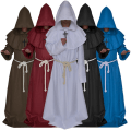 Pikkukuva 1 / 3: IC Halloween Cosplay Goottilainen Kaapu Kappa Viitta Keskiaikainen Pappi Asuste zy sininen