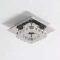 Miniatyrbilde 1 av 5: Krystall taklampe, rustfritt stål taklampe, 12W LED taklampe for stue gang soverom