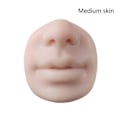 Miniatyrbilde 1 av 5: IC 1 stk 5D Silikon Nese og Lepper Modell Treningshud Lepp Makeup Trening Medium hud