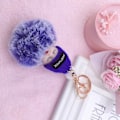 Miniatyrbillede 3 af 3: 1 stk Nøglering Sovende Baby Håndtaske Nøglering Legering Nøglering Nøglering Nøgleholder Til Kvinder Piger Blå IC