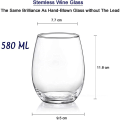 Pikkukuva 4 / 5: Handtag mindre glas genomskinligt glas set 4 sommardrinkglasset. Det perfekta set för fest.