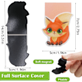 Pikkukuva 2 / 7: Magneettiset kirjanmerkit Värikkäät, 14 kpl Magneettiset kirjanmerkit, Kirjanmerkit, Magneettiset sivuklipsit, Sivumerkit, Kirjanmerkit, Lapset, Z Eläimet Z animals