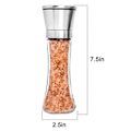 Miniatyrbillede 5 af 5: IC 2-delt sæt Premium rustfrit stål salt- og peberkværn Justerbar keramisk havsaltkværn og peberkværn