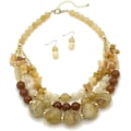 Miniatyrbilde 1 av 4: IC Bohemian Style Multi Oversized Pearl Tre-lags Halskjede for Gaver til Kvinner og Jenter