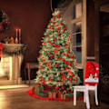 Miniatyrbild 5 av 5: Julstolsöverdrag med Tomtehatt, Stolsöverdrag för Jul
