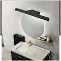 Miniatyrbillede 4 af 5: IC Badeværelsesspejl Spotlight Vægslampe Natbordlampe (300 mm 5W 6000K hvidt lys)