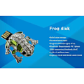 Pikkukuva 3 / 3: Kristalli-sammakko avaimenperä USB-muistitikku USB 2.0 Flash Drive Pen Drive Ulkoinen tallennustila (64 Gt) IC