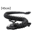 Miniatyrbilde 1 av 5: Ledad Drakedesign for Akvarium Landskapsdekorasjon Hjem Gave Svart 45 cm