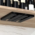 Miniatyrbillede 4 af 5: Vinglasstativ til montering under skab Gratis stansning Sort