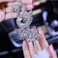 Miniatyrbild 2 av 5: IC Backspegelhänge Crystal Swans Hängande prydnad
