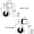 Pikkukuva 3 / 5: IC Jousitoiminen porttipyörä - 10 mm Universal Gate Wheel
