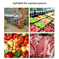 Miniatyrbillede 5 af 5: IC Carry-Out Plastpose - Hvid T-shirtpose Innovativ Åndbar p XL