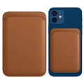 Pikkukuva 1 / 2: IC uSync Smart Wallet Kortelopus iPhone/Androidille Nahka Ruskea