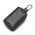 Miniatyrbillede 4 af 5: Sort etui, læder nøglering Unisex læder nøglering IC