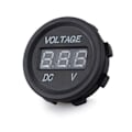 Miniatyrbillede 3 af 5: IC DC 5V-48V Voltmeter Rund Vandtæt Digital Voltmeter Amperemeter A1