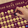 Miniatyrbild 5 av 5: 100 Datumidéer Affisch, 100 Saker att Göra Bucket List för Date Night, Alla Hjärtans Dag Present till Flickvän Pojkvän, 16,5'' x 23,4'' B