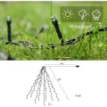Miniatyrbilde 4 av 5: Juletrærlys 2m * 8 rader, 280 LED-lys Fairy Lights for 6-8ft trær 1 sett
