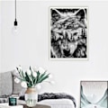 Pikkukuva 3 / 5: Jungle Wolf diamantmålning, diamantkonstsats för vuxna och barn, komplett 5D diamantbroderikit, väggdekor för ädelstenskonst för vuxna -