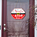 Miniatyrbild 4 av 5: 1 st Trädörr Hängande Skylt Julgransprydnad God Jul G IC