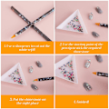 Miniatyrbillede 3 af 5: Rhinestone Picker Pen Nail Point Crayon Selvhæftende Resin Picker Pen Gem Picker Tool til neglekunst gør-det-selv-dekoration