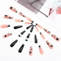 Pikkukuva 4 / 5: IC Butterfly Penetrating Artificial Nail Finish Hepburn Style Nail Patch Removable Portable Nail Plate