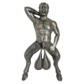 Pikkukuva 1 / 5: IC Rolig gammal man med speciell dörrknackarhänge figurmodell Silver