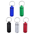 Miniatyrbillede 2 af 4: 5 stk pilleflasker aluminiumlegering forseglet vandtæt bærbar mini pillebeholder medicinbeholdere til udendørs camping IC